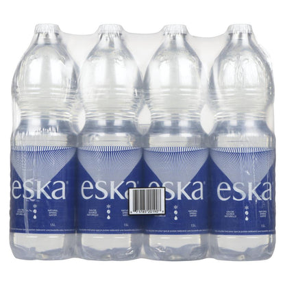 ESKA NATURAL SPRING WATER, 12 X 1.5 L