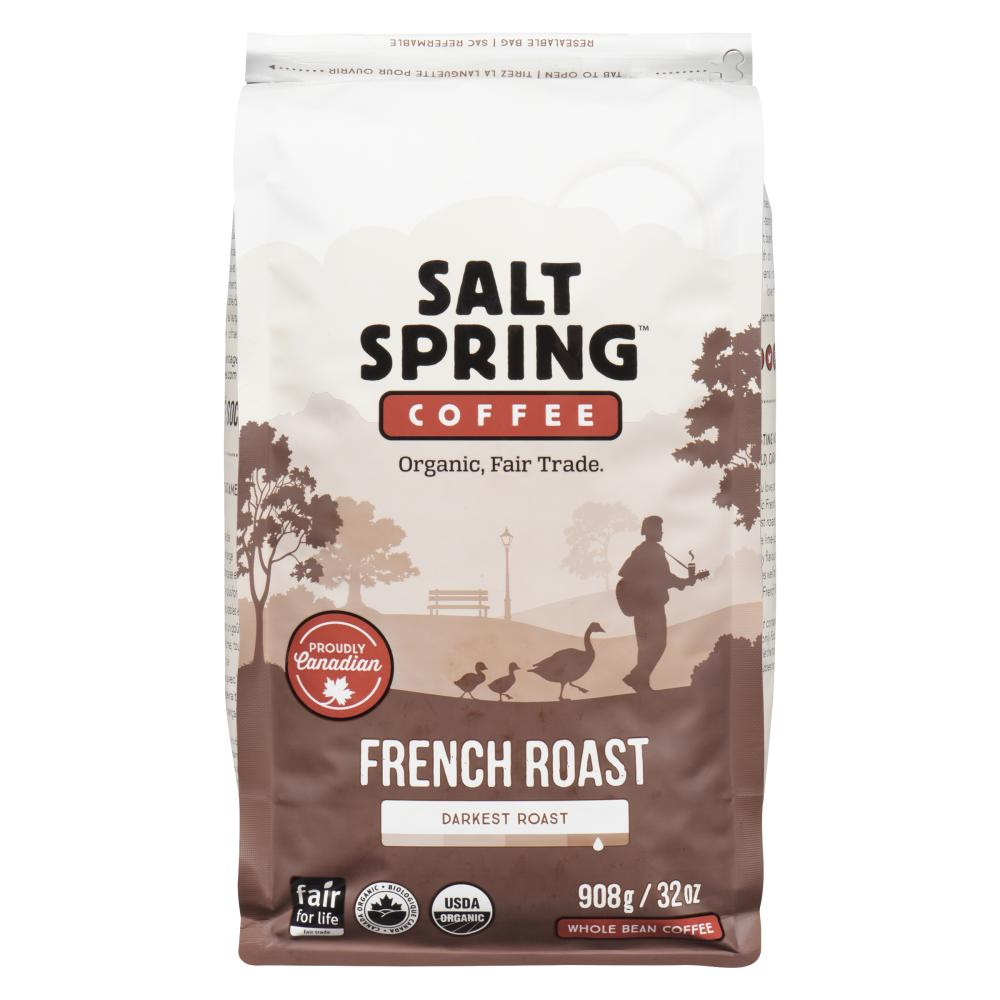 SALT SPRING COF, FRENCH ROAST, 6 x 908G