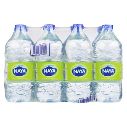 NAYA NATURAL SPRING WATER, 12 X 1 L
