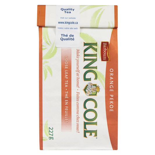 KING COLE ORANGE PEKOE LOOSE LEAF TEA, 24 X 227 G