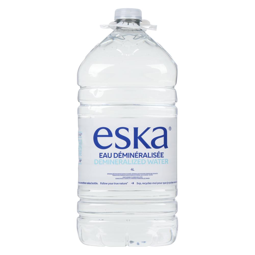 ESKA DEMINERALIZED WATER, 4 x 4L
