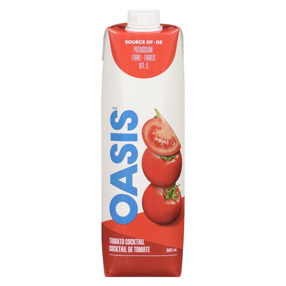 OASIS TOMATO COCKTAIL JUICE, 12 X 960 ML