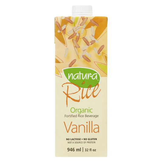 NATURA BOIS ORGANIC VANILLA RICE GLUTEN-FREE, 12 X 946 ML