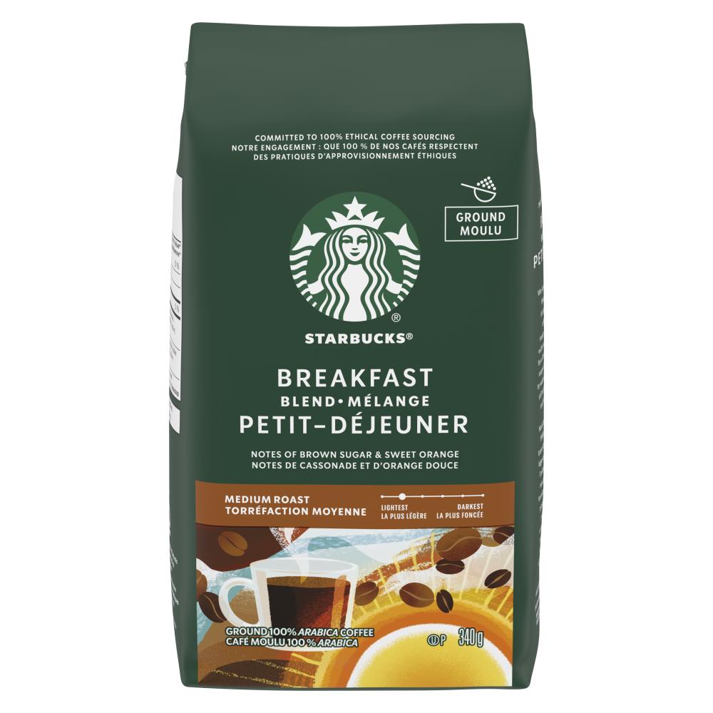STARBUCKS COFFEE MORNING BLEND WHOLE BEAN, 6 X 340 G