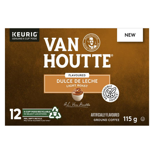 VANHOUTTE DULCE DE LECHE 12 KCUP, 6 X 12 UN