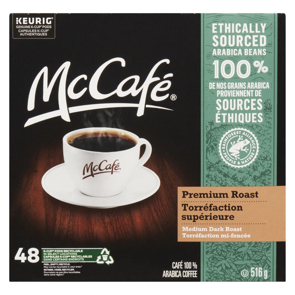 MCCAFE SUPREME MEDIUM-DARK ROAST 48KCUP, 4 X 516 G