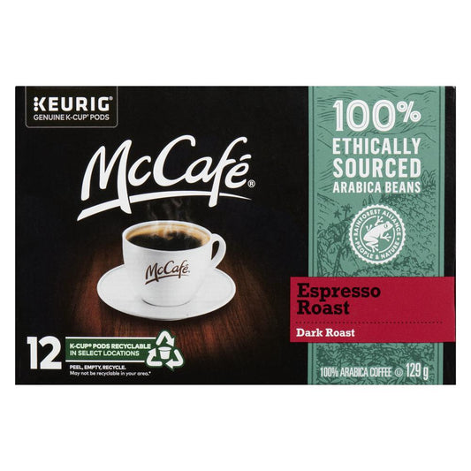 MCCAFE ESPRESSO 12KCUP, 6 X 129 G