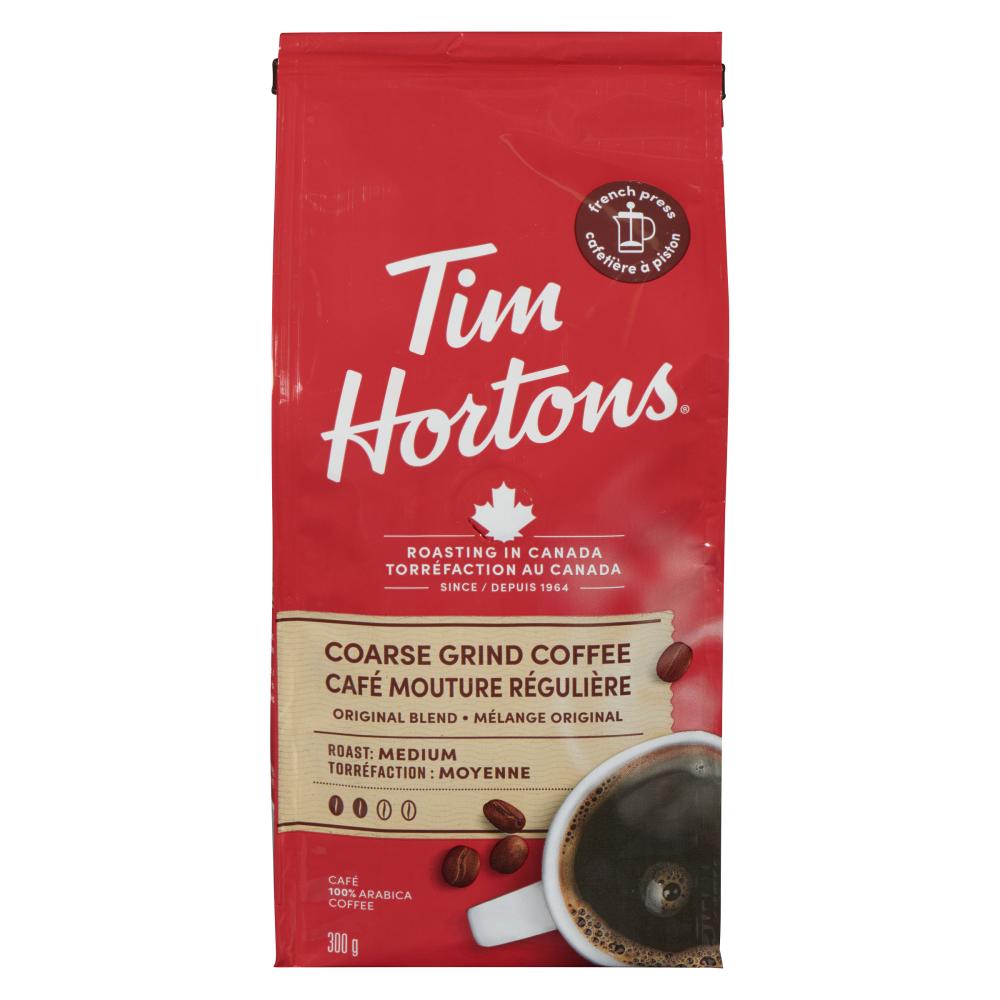 TIM HORTONS REGULAR BLEND COFFEE GROUND, 6 X 300 G