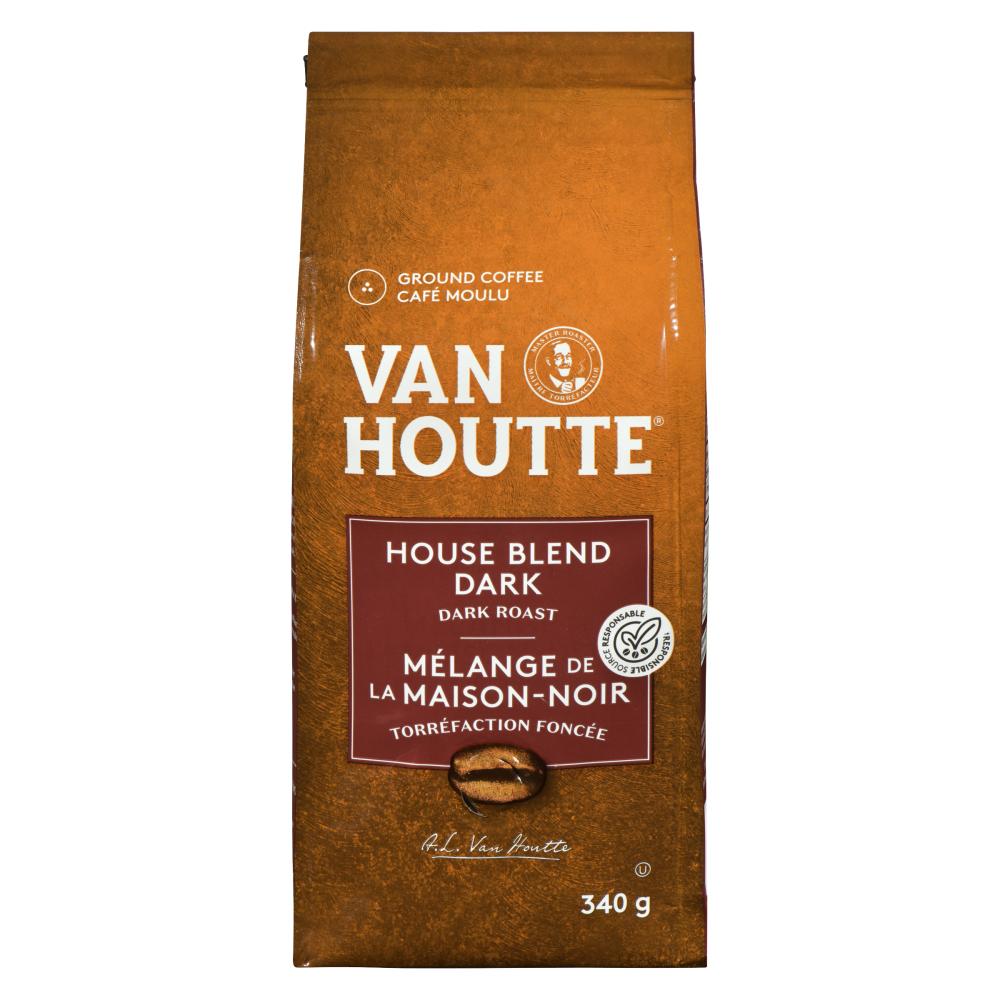 VANHOUTTE HOUSE BLEND MEDIUM-DARK GROUND MLU, 6 X 340 G
