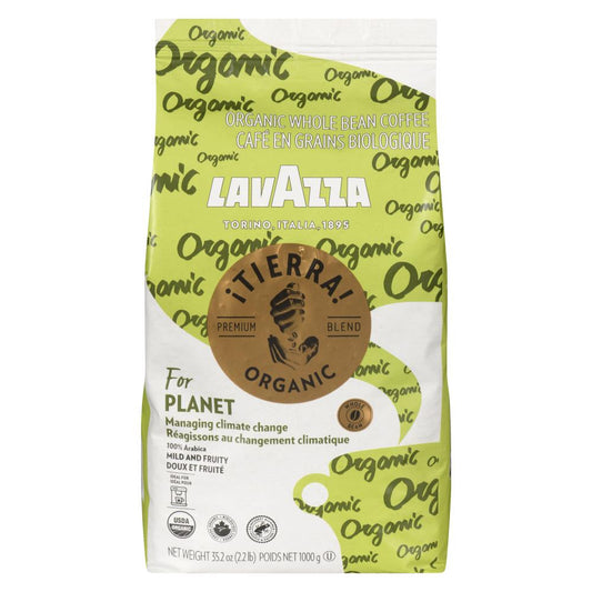 LAVAZZA TIERRA BIO BEANS COFFEE, 6 X 1 KG