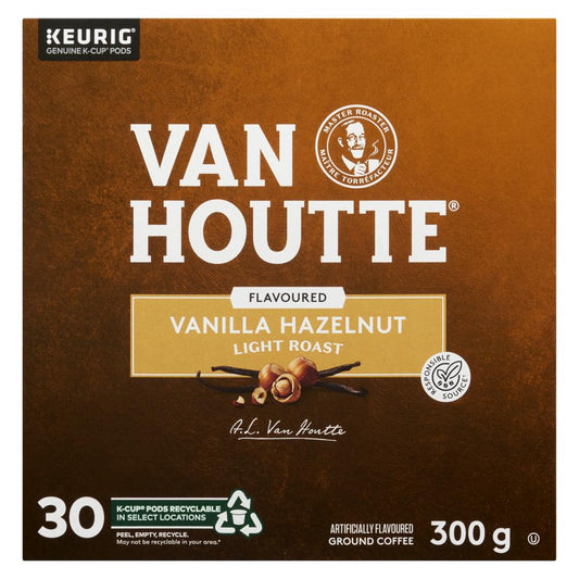 VANHOUTTE HAZELNUT LEG 30KCUP, 4 X 300 G