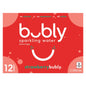 BUBLY STRAWBERRY SPARKLING WATER, 12 x 355 ML
