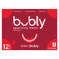 BUBLY CHERRY SPARKLING WATER, 12 x 355 ML
