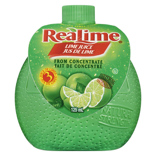 REAL LIME JUICE 125ML, 24 X 125 ML