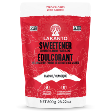 LAKANTO, CLASSIC MONKFRUIT SWEETENER, 8 x 800G