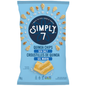 SIMPLY 7 SNACK, QUINOA CHIP - SEA SALT, 12 x 99G