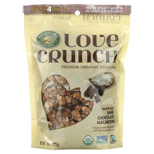 NATURE'S PATH, DRK CHOCOLATE MACAROON LOVE CRUNCH OR, 6 x 325 G