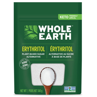 WHOLE EARTH, WHOLE EARTH ERYTHRITOL ZERO CAL 340G, 12 x 340G
