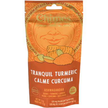 CHIMES, TRANQUIL TURMERIC ADAPTOGEN HERBAL CHEW, 6 x 72G