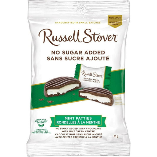 RUSSELL STOVER, NSA MINT PATTIES -DK CHOC 85G, 10 x 85G