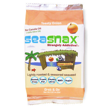 SEA SNAX, TOASTY ONION GRAB&GO OR, 16 x 5 G