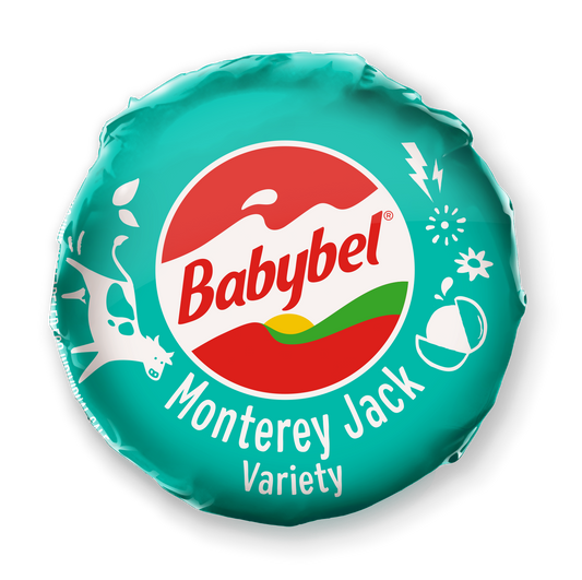 BABYBEL MINI CHEESE MONTEREY JACK 6UN, 18 X 120 G