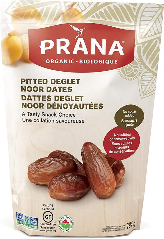 PRANA, ORGANIC DEGLETT DATES - VALUE PK, 4 x 794G