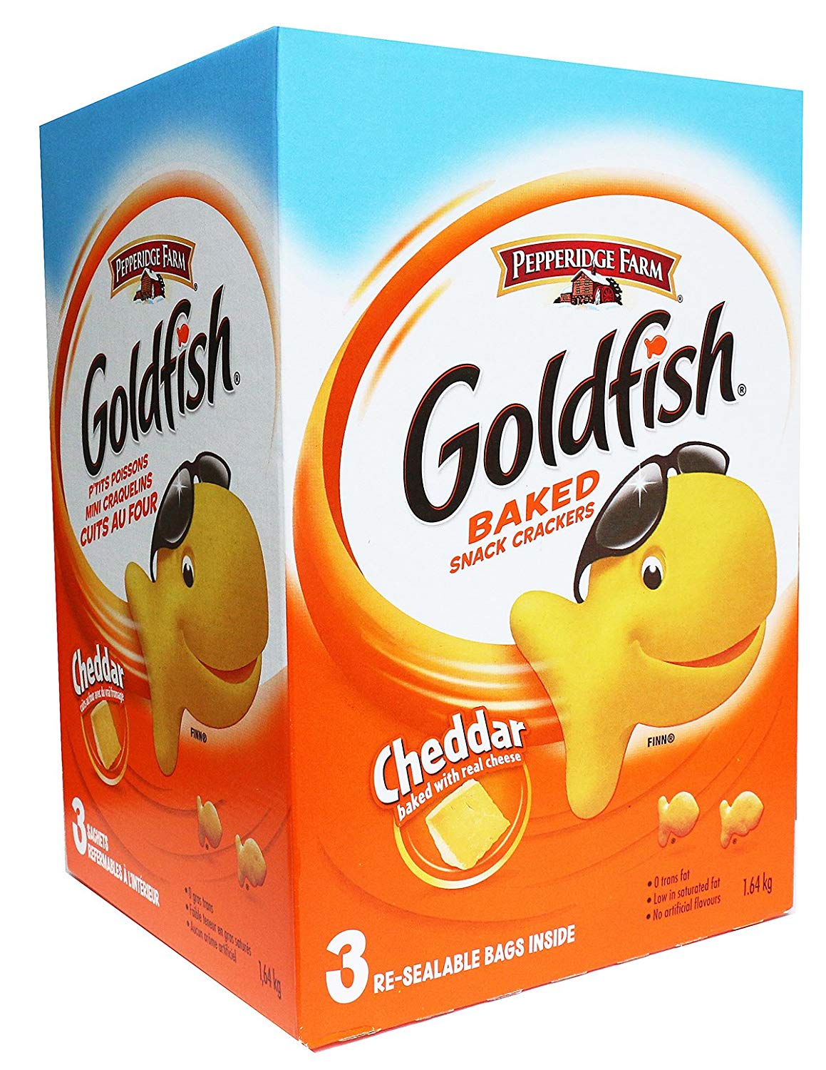 PEPPERIDGE FARM GOLDFISH BAKED SNACK CRACKERS SNACK, 1.64KG