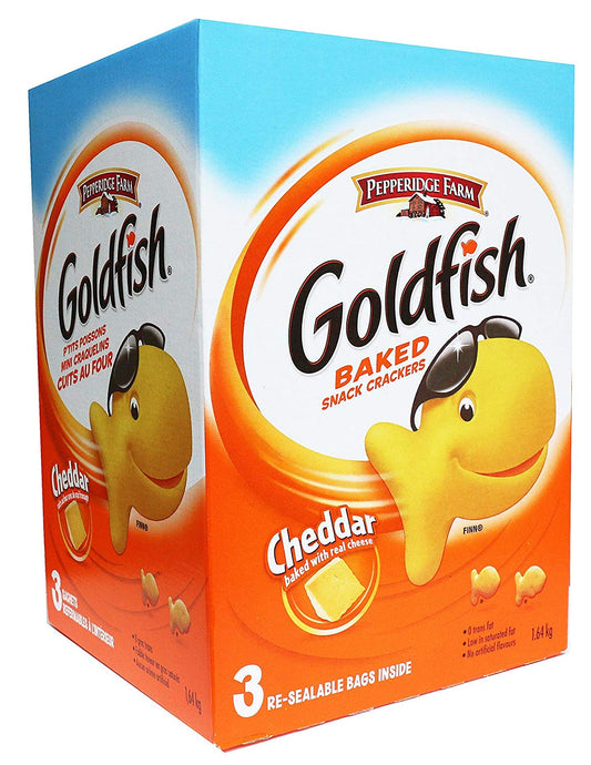PEPPERIDGE FARM GOLDFISH BAKED SNACK CRACKERS SNACK, 1.64KG