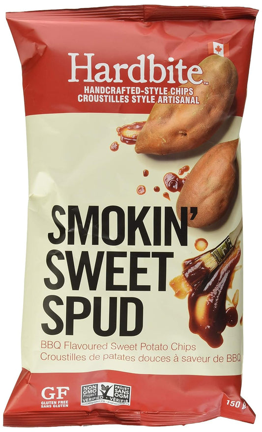 HARDBITECHIPS, SMOKN SWEET SPUD SWT POT, 15 x 150G