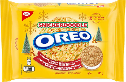 CHRISTIE OREO SNICKERDOODLE CINNAMON, 12 X 345 G