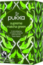 PUKKA SPECIALTY, ORGANIC SUPREME MATCHA GREEN, 4 x 20CT