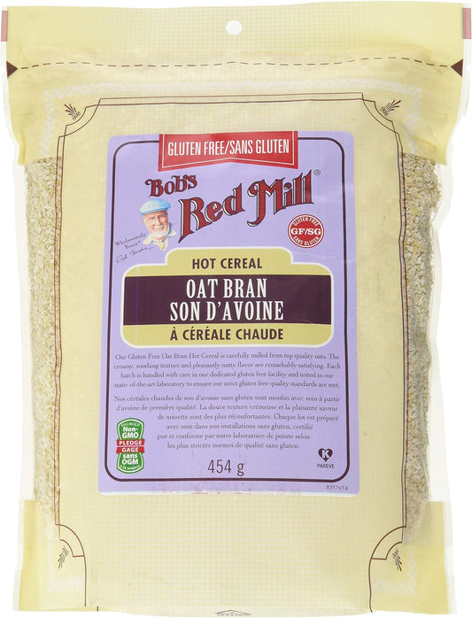 BOB'S REDMILL, GF OAT BRAN, 4 x 454G