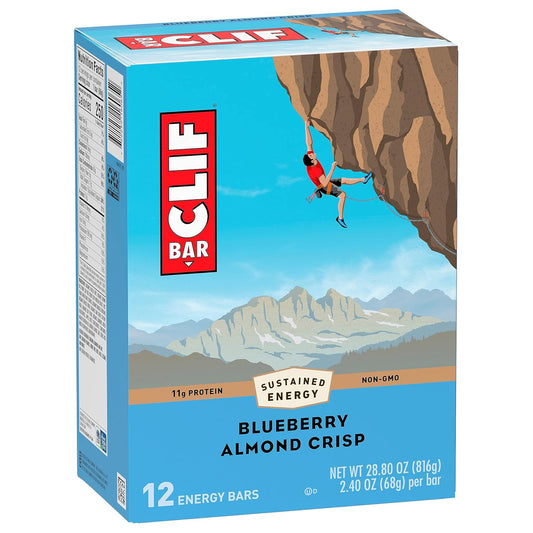 CLIF/LUNABAR, BLUEBERRY ALMOND CRISP - 12PK, 12 x 68G