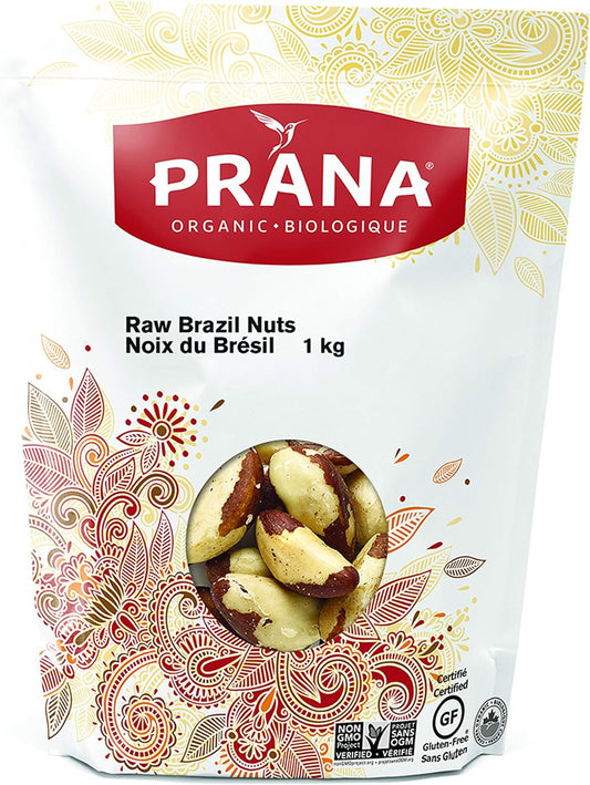 PRANA, ORGANIC RAW BRAZIL NUTS, 4 x 1 KG