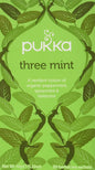 PUKKA SPECIALTY, ORGANIC THREE MINT, 4 x 20CT