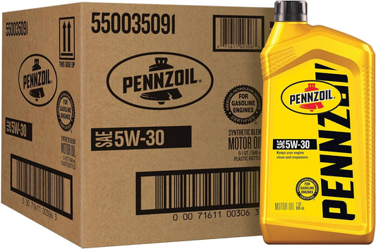PENNZOIL 5W30 MOTOR OIL CONVENTIONAL, 6 X 946 ML