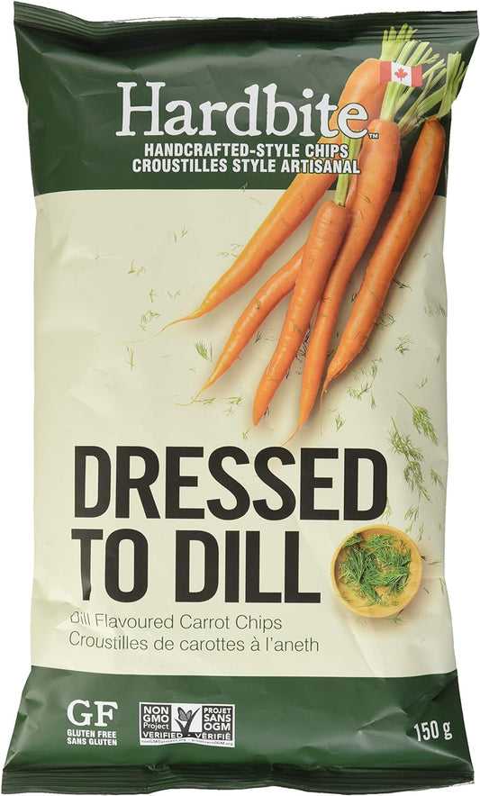 HARDBITECHIPS, DRESSED TO DILL CARROT, 15 x 150G