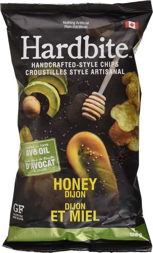 HARDBITECHIPS, HONEY DIJON - AVOCADO OIL, 15 x 128G