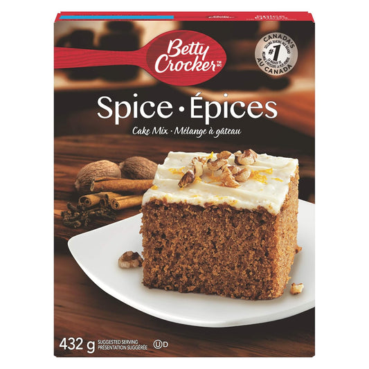 BETTY CROCKER SPICE CAKE MIX, 12 X 432 G