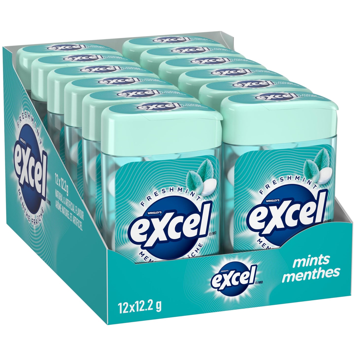 EXCEL MINI GREEN MINT, 12 X 12.200 G