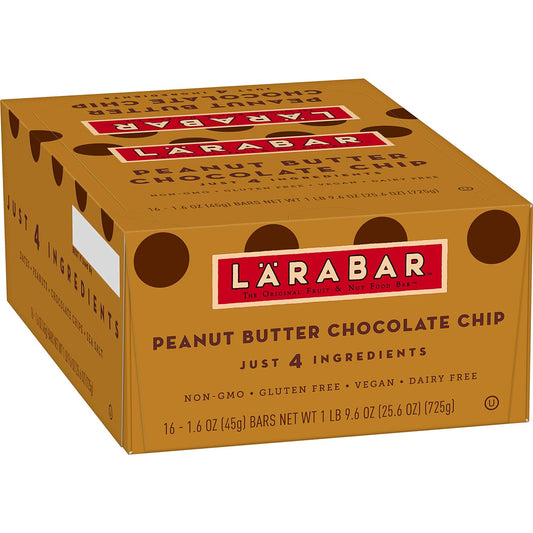 LARABAR, CHOC CHIP, 16 x 45G