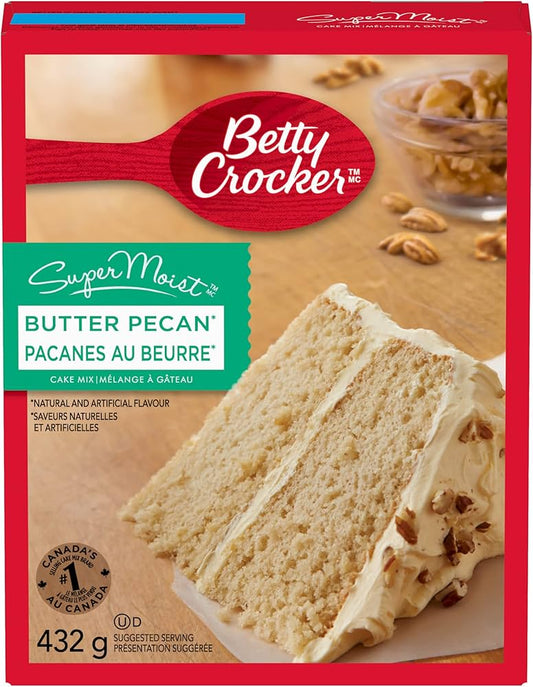 BETTY CROCKER SUPER MOIST PECAN CAKE, 12 X 432 G