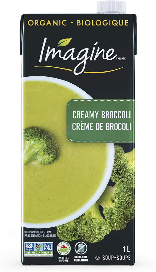 IMAGINE FOODS, CRMY BROCCOLI SOUP OR, 12 x 1 L