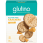 GLUTINO, CHEDDAR CRACKERS, 6 x 125G