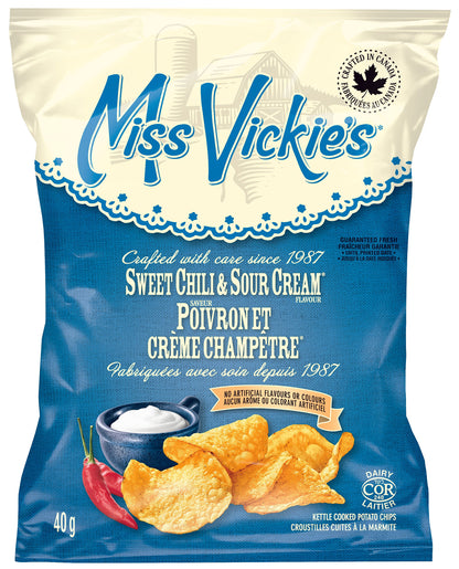 MISS VICKIES, SWEET CHILI & SOUR CREAM, 40 X 40G