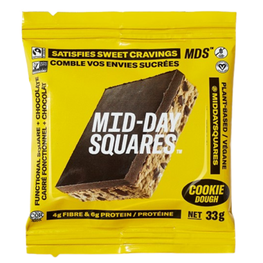 MID-DAY SQUARES, COOKIE DOUGH INNER, 12 x 33G