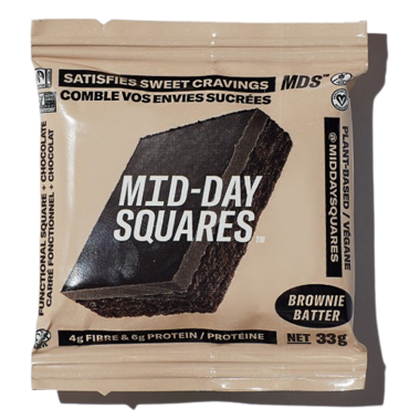 MID-DAY SQUARES, BROWNIE BATTER INNER, 12 x 33G