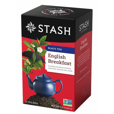 STASH TEA, ENGLISH BREAKFAST TEA, 6 x 20CT