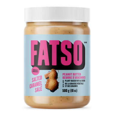 FATSO, CRUNCHY SALTED CARAMEL, 12 x 500G